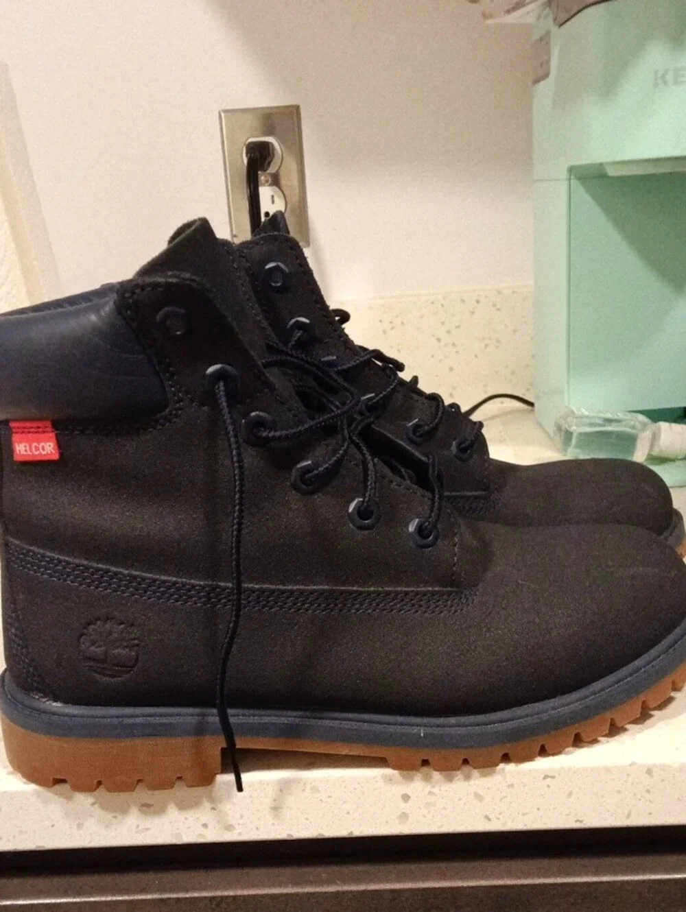 Timberland Kids Brown Gum Sole Leather Boots